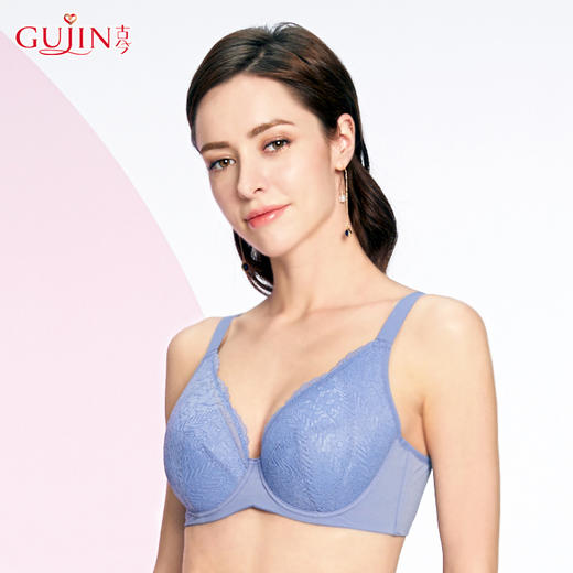 古今立体裁剪记忆钢圈长三角全罩杯包容 稳固加宽肩带文胸0M213 商品图2