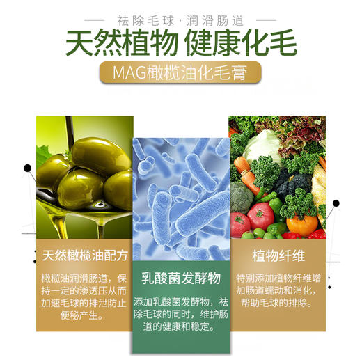 MAG 猫咪 营养化毛膏 120g/支 商品图2