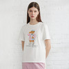 TeenieWeenie小熊2022夏卡通印花宽松白色圆领短袖T恤TTRW222306P 商品缩略图0
