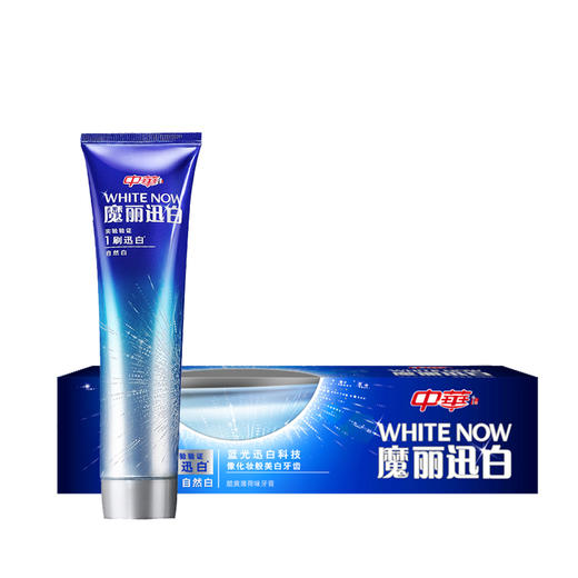 中华魔丽迅白酷爽薄荷味单支(140+20)g 商品图0