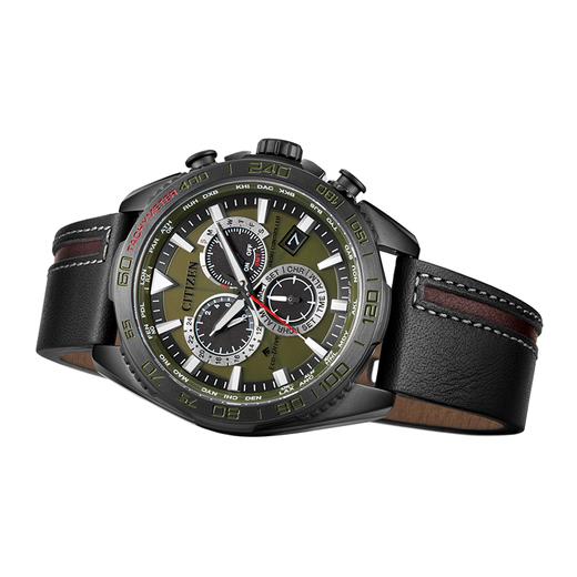 西铁城（CITIZEN）光动能电波对时万年历男表PROMASTER系列CB5037-17X 商品图8
