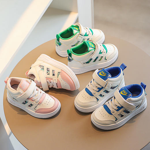 男童2022新款潮儿童鞋子运动鞋春秋透气魔术贴女童网红爆款板鞋 商品图0