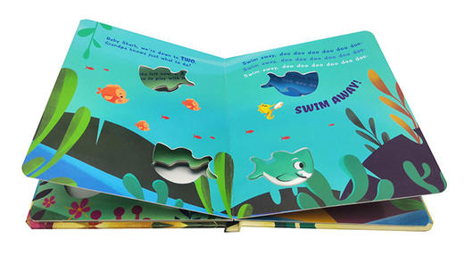 鲨鱼宝宝捉迷藏 全彩故事绘本 英文原版 Hide and Seek Baby Shark 英文版卡通动画绘本 早教英语认知启蒙纸板书 进口原版书籍 商品图1