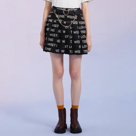 TeenieWeenie小熊百褶半身裙A字裙高腰显瘦裙甜酷少女感女春夏款TTWH221201T