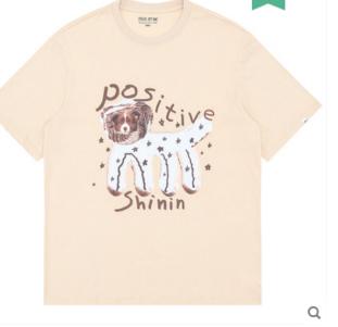 PROS/P665星星点点小狗印花短袖tee 商品图0