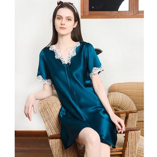 3楼 美标100%桑蚕丝睡裙230230 商品图4