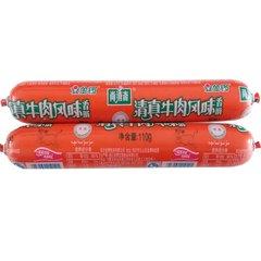 【百汇到家】QZ金锣尚清斋牛肉风味香肠110g 商品图0