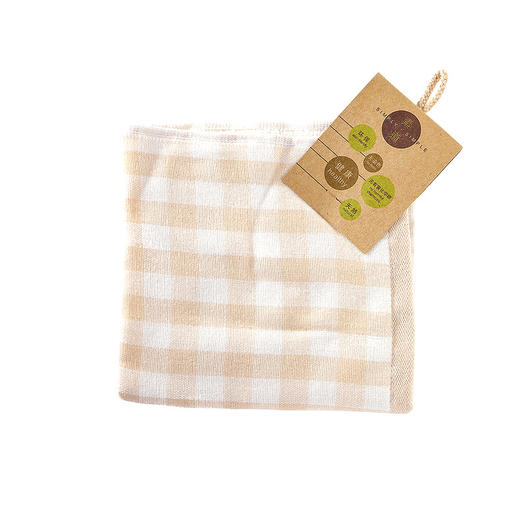 有机棉方巾  大小方巾 婴儿儿童成人外出旅行适用 多型号可选 加厚面巾 成人家用 易吸水 洗脸毛巾母婴纯棉亲肤 素道敦煌天然有机彩棉织造 舒适安全健康 商品图5