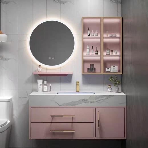 8028-70/80/90/100少女粉浴室柜 商品图3