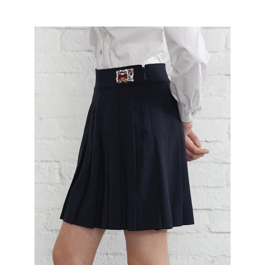 TeenieWeenie小熊2022夏季卡通半身裙百褶裙A字短裙TTWH222303P 商品图3