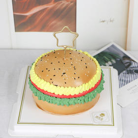 汉堡包【夹心：草莓＋芒果＋扁桃仁榛子酱】