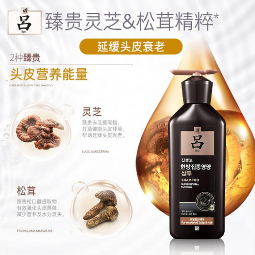 Ryo吕 臻参焕活御时生机洗发液400ml【黑吕】 商品图4