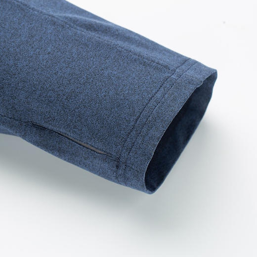 春季新款运动长袖拉链开衫恤速干透气吸湿排汗连帽T恤 浅花灰 165/84A 商品图9