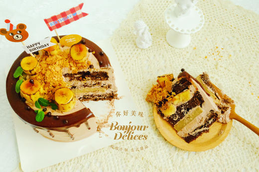香蕉巧克力蛋糕 商品图2
