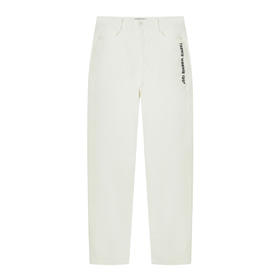 TeenieWeenie小熊2022夏季新款字母牛仔裤韩版直筒裤长裤TTTJ222301T