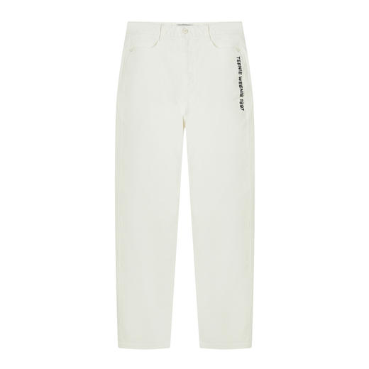 TeenieWeenie小熊2022夏季新款字母牛仔裤韩版直筒裤长裤TTTJ222301T 商品图0