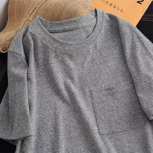 男式纯棉圆领T恤 商品图2