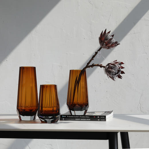 2022.3月新款菱形厚重玻璃花瓶 商品图4