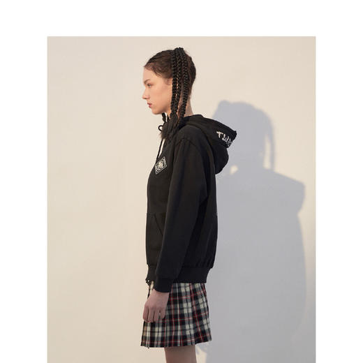 TeenieWeenie小熊22年春季新款宽松显瘦卫衣开衫外套TTMZ221101L 商品图1