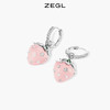 ZEGL设计师草莓季粉色耳环女2022年新款潮可爱耳钉耳扣小众耳饰品 商品缩略图1