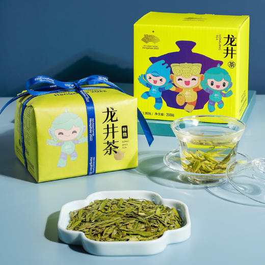 【新茶上市】艺福堂 明前特级龙井茶 2024新茶 200g/盒（亚运会特许*莲莲） 商品图1