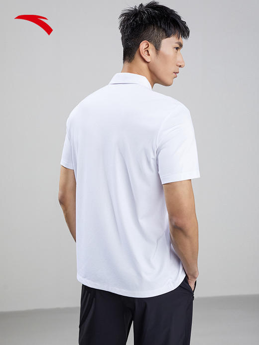 安踏男子短袖t恤夏季新款立领透气POLO衫152227117-1/3 商品图1