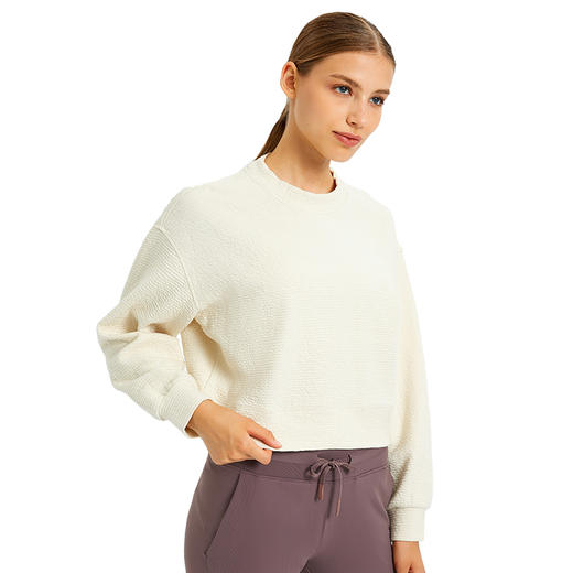 韩版户外运动健身短款宽松休闲卫衣 商品图2