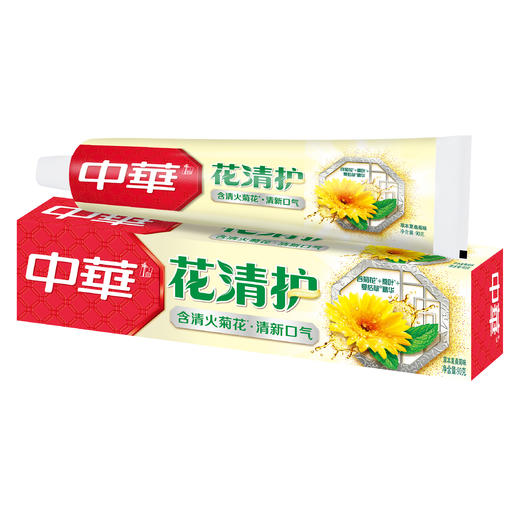 中华花清护牙膏140g 橙花蒲公英/草本夏桑菊 商品图0