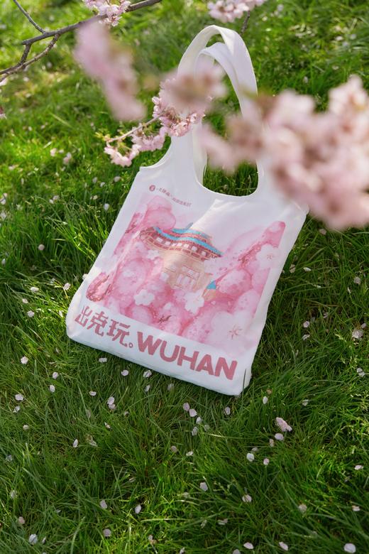 艺术家原创「出克玩」樱花帆布包 商品图1