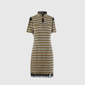 花扣装饰减龄旗袍裙