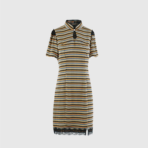 花扣装饰减龄旗袍裙 商品图0