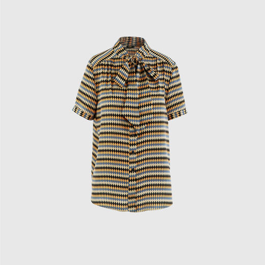 飘带领上衣 商品图0