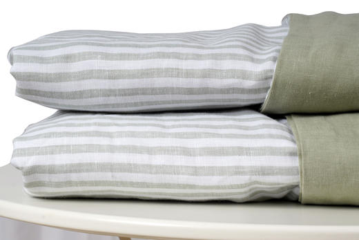 原野系列条纹纯麻被夏被可水洗小清新 商品图6