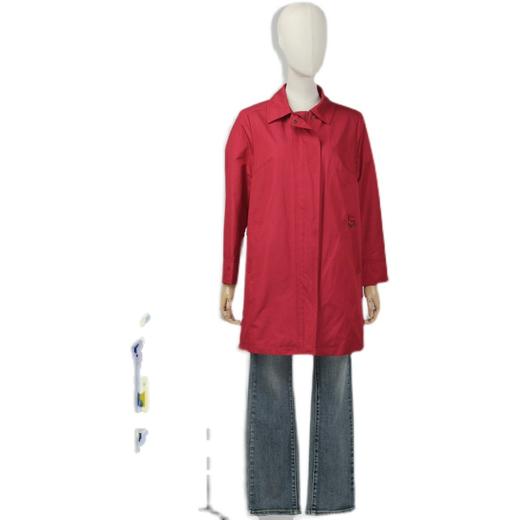 FOCALS福柯斯新款宽松休闲长袖中长款直筒拉链外套风衣FYBCF532R1 商品图4