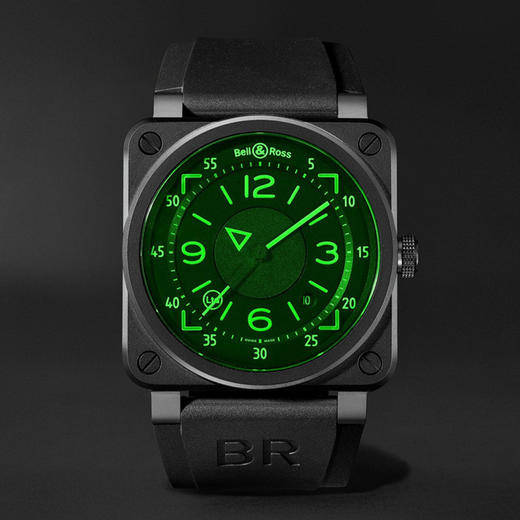 Bell & Ross 柏莱士INSTRUMENTS系列 BR0392-HUD-CE/SRB 腕表 商品图3