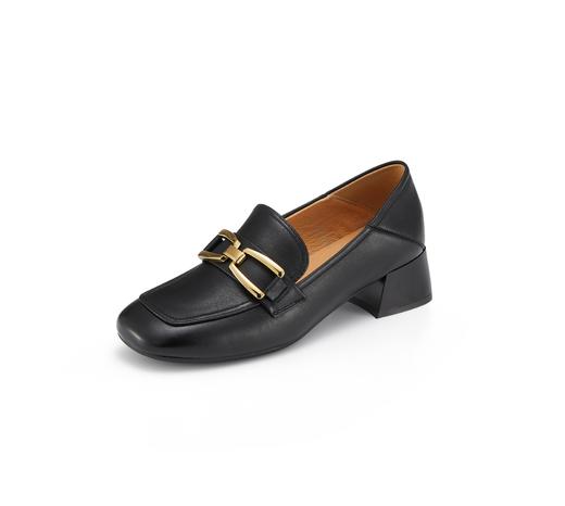 西村名物2022春季新款乐福鞋女英伦马衔扣软皮小皮鞋X22AM18961 商品图2