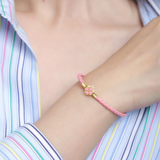 「 幸运&爱 」桃之夭夭手绳（粉色款） 商品图3