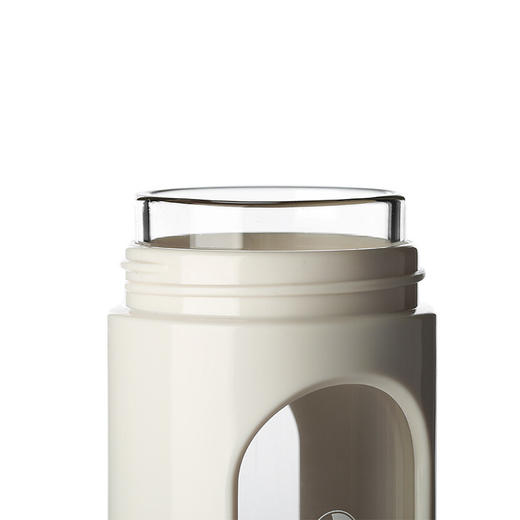 特美刻（TOMIC）玻璃杯 塑玻杯 男女士商务办公水杯便携耐摔泡茶杯子 TG82002 350ML 白色 商品图4