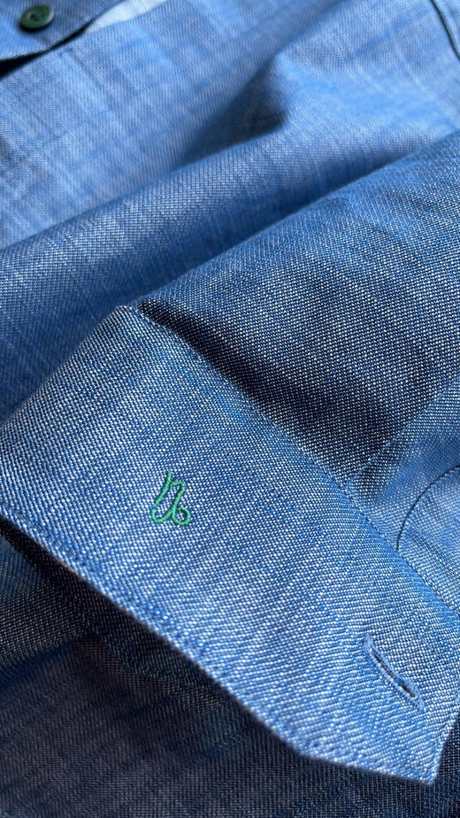 【必入单品】噢蜜ooomeooo情侣工装感衬衫牛仔免水洗 商品图14