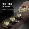 特美刻（TOMIC）玻璃杯茶水分离杯家用双层玻璃水杯便携商务办公泡茶杯 TG80703 黑色400ML 商品缩略图7