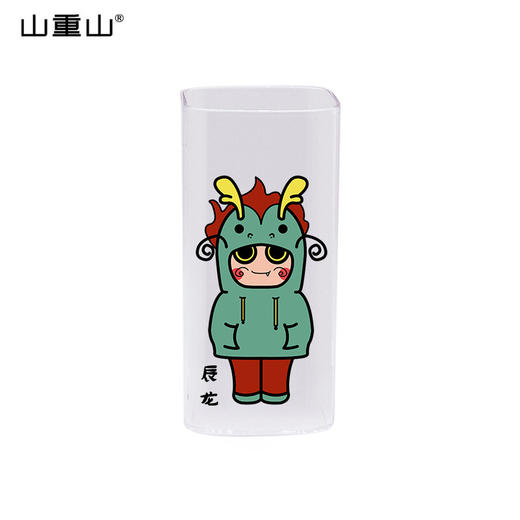 山重山（MOM）玻璃杯子女生水杯喝水牛奶杯家用网红咖啡杯 高颜值ins风 卯（兔）400ml耐高温可微波 商品图9