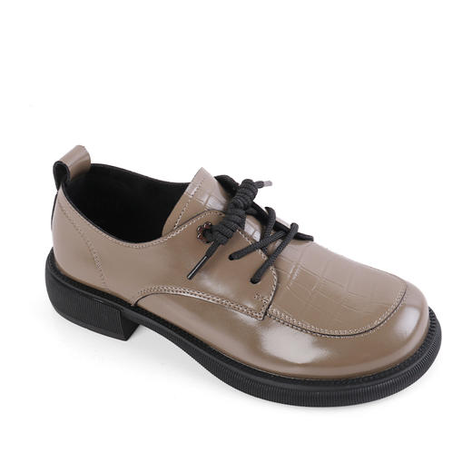 迈凯路春季新款百搭系带百搭平底乐福鞋221025 商品图4