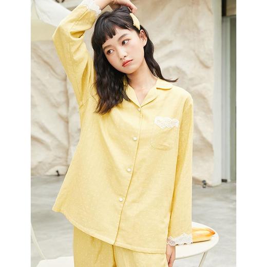 3楼 美标纯棉九分袖套装家居服83947 商品图0