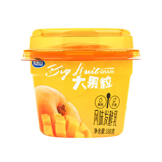 BHS 盒心卖场 完达山大果粒发酵乳 黄桃芒果味 180g 商品图0