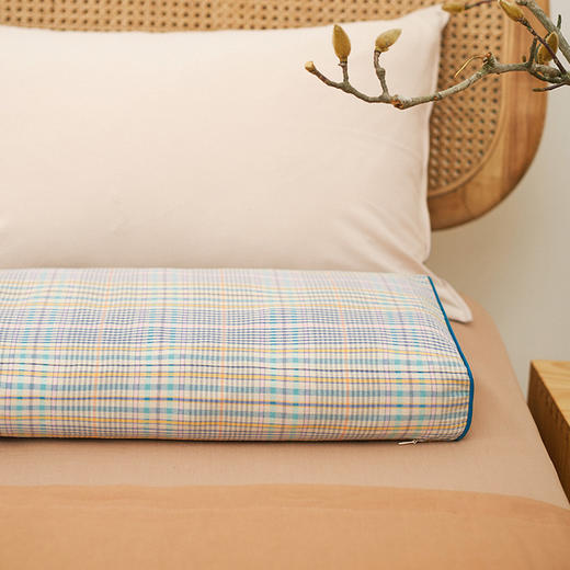 英伦方格格纹荞麦枕头护颈枕 商品图2
