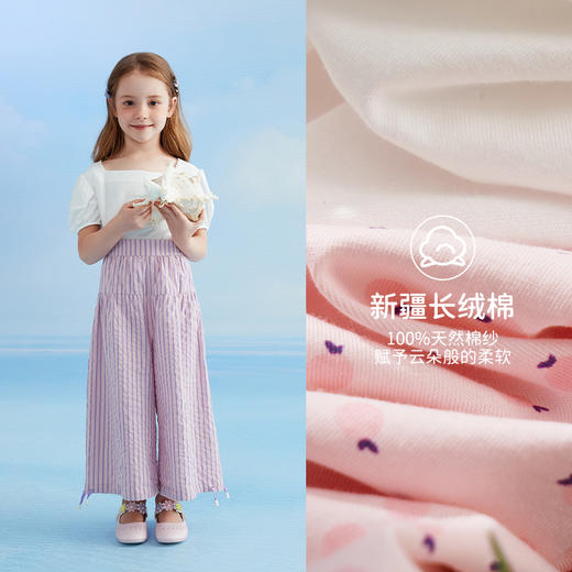 咕噜日记女童清新泡泡袖上衣PXT2105 商品图4