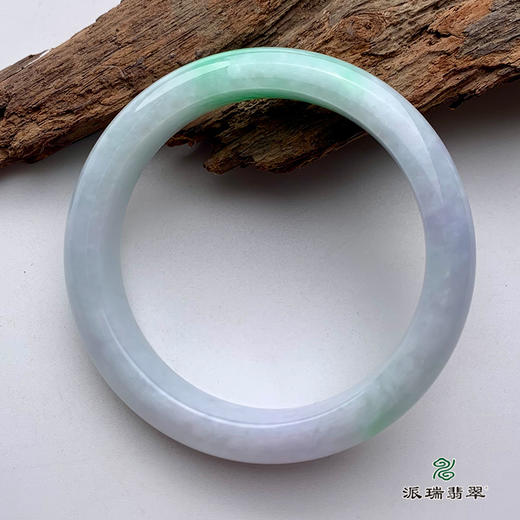 派瑞翡翠 翡翠手镯 糯种 绿色 商品图1
