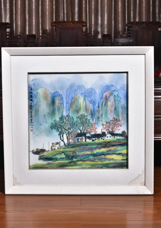 宁勤征：釉上泼彩水晶彩装饰工艺长沐春风 商品图0