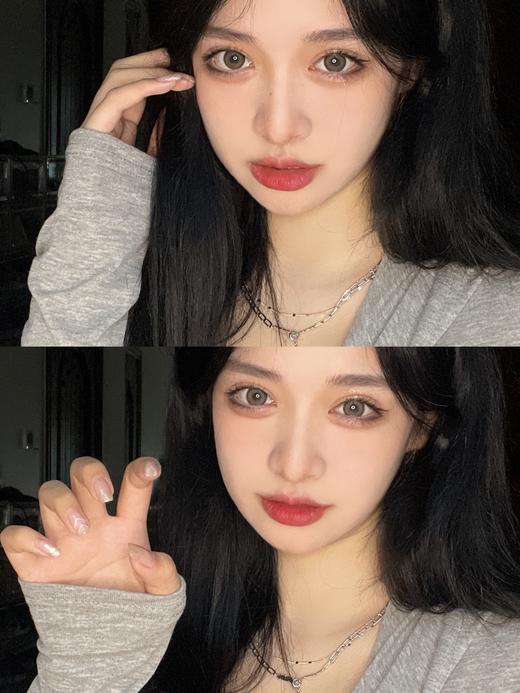 mixmixx 牛乳姬 月抛 2片 14.5mm 着色13.7mm 基弧8.6 含水42% 新锐国货 商品图1