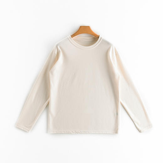 【2件长袖任意组合！】kpuwarm壳木重磅棉 宽松圆领长袖 春夏外穿 基础女士打底上衣 商品图4